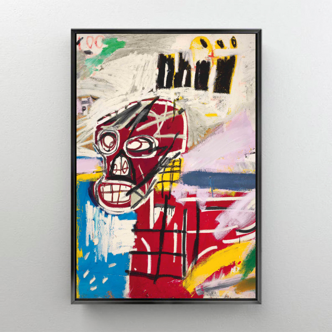 CA501 JEAN-MİCHEL BASQUIAT - RED SKULL