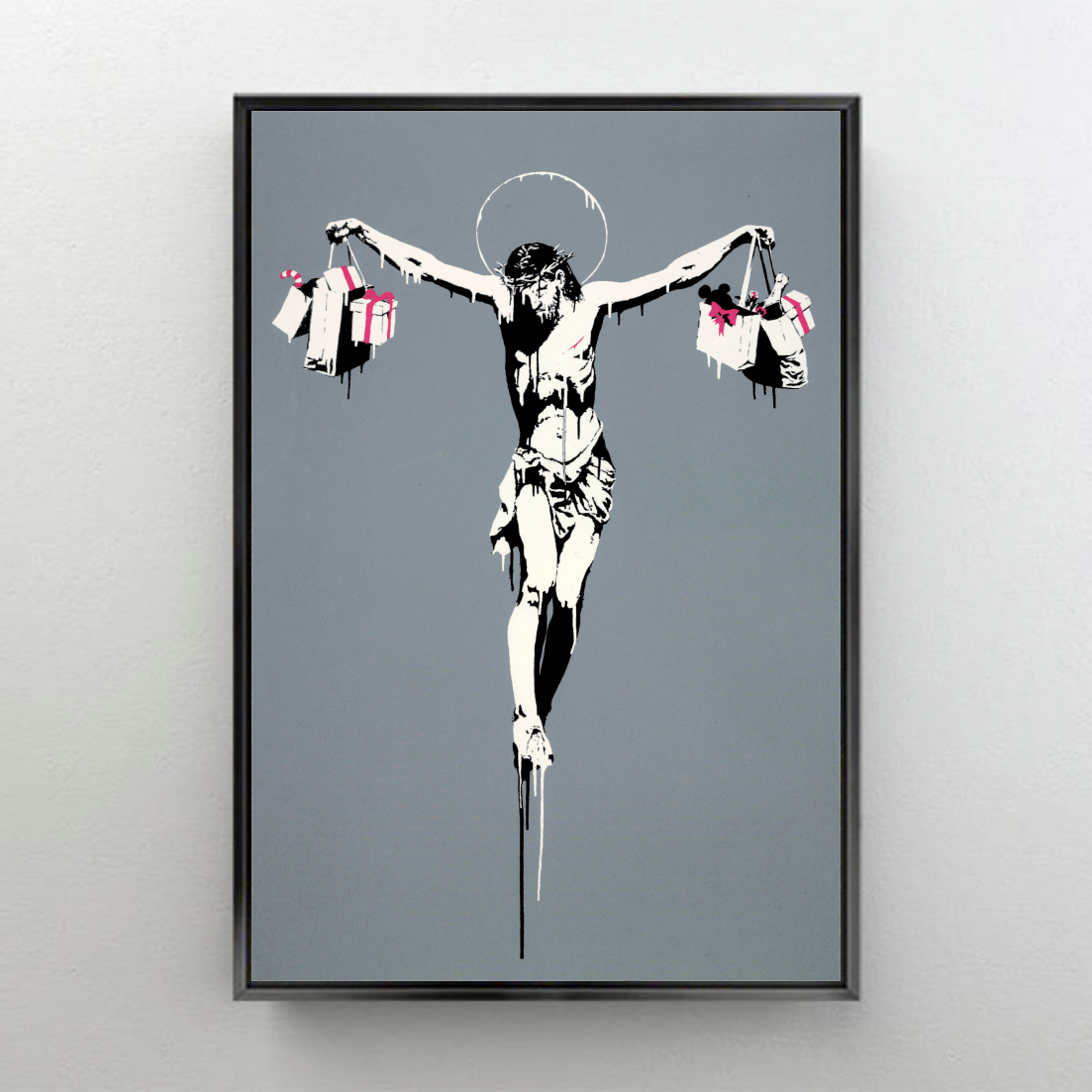 CA242 BANKSY - JESUS SHOPPING