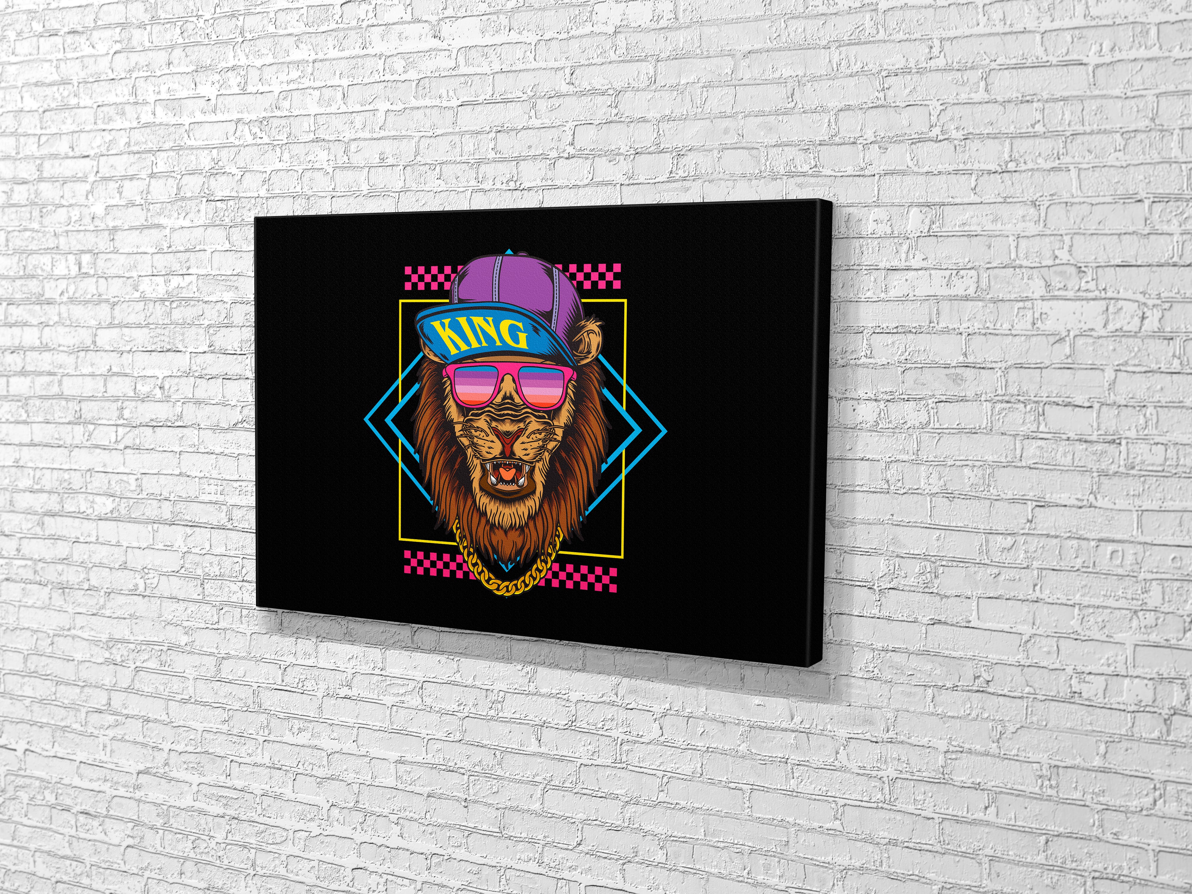 CA2225 RETRO VİNTAGE HİP HOP ASLAN