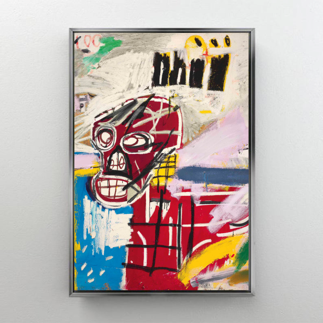 CA501 JEAN-MİCHEL BASQUIAT - RED SKULL