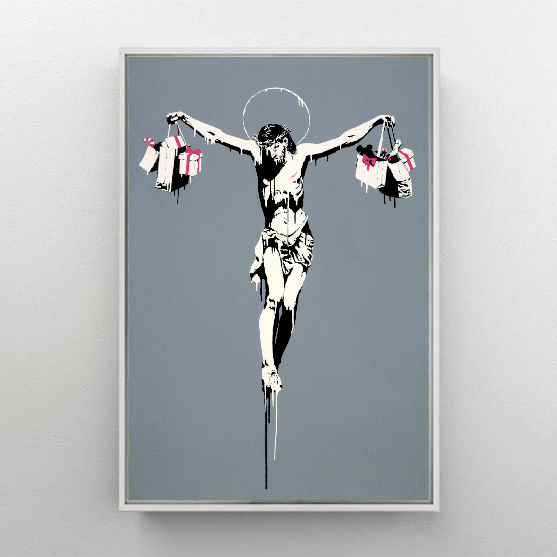 CA242 BANKSY - JESUS SHOPPING