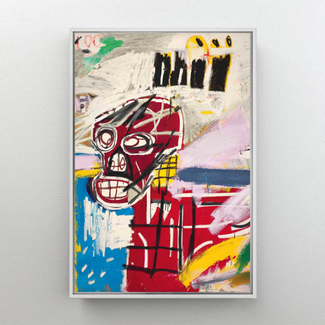 CA501 JEAN-MİCHEL BASQUIAT - RED SKULL