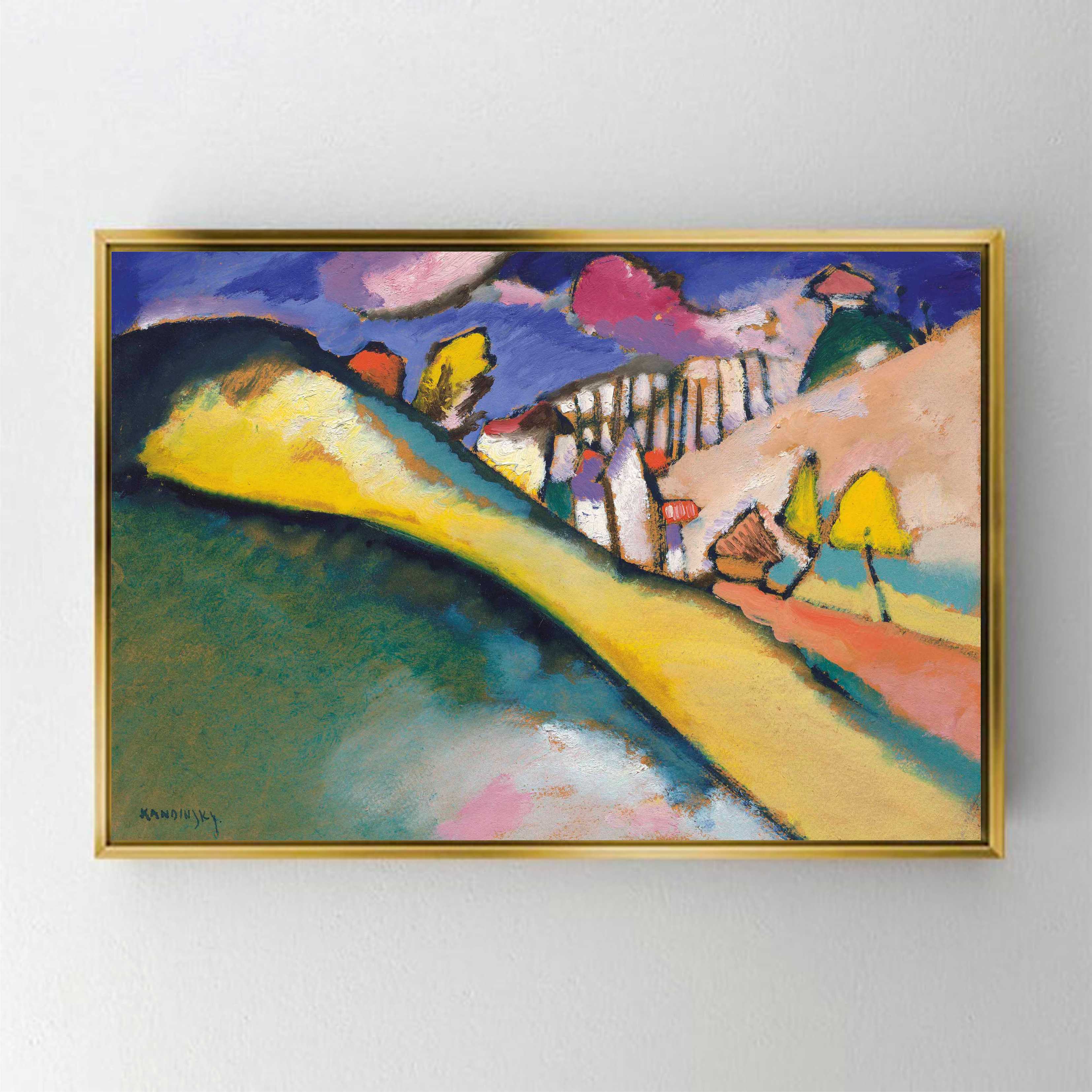 CA1017 WASSILY KANDINSKY -STUDIE FUR LANDSCHAFT