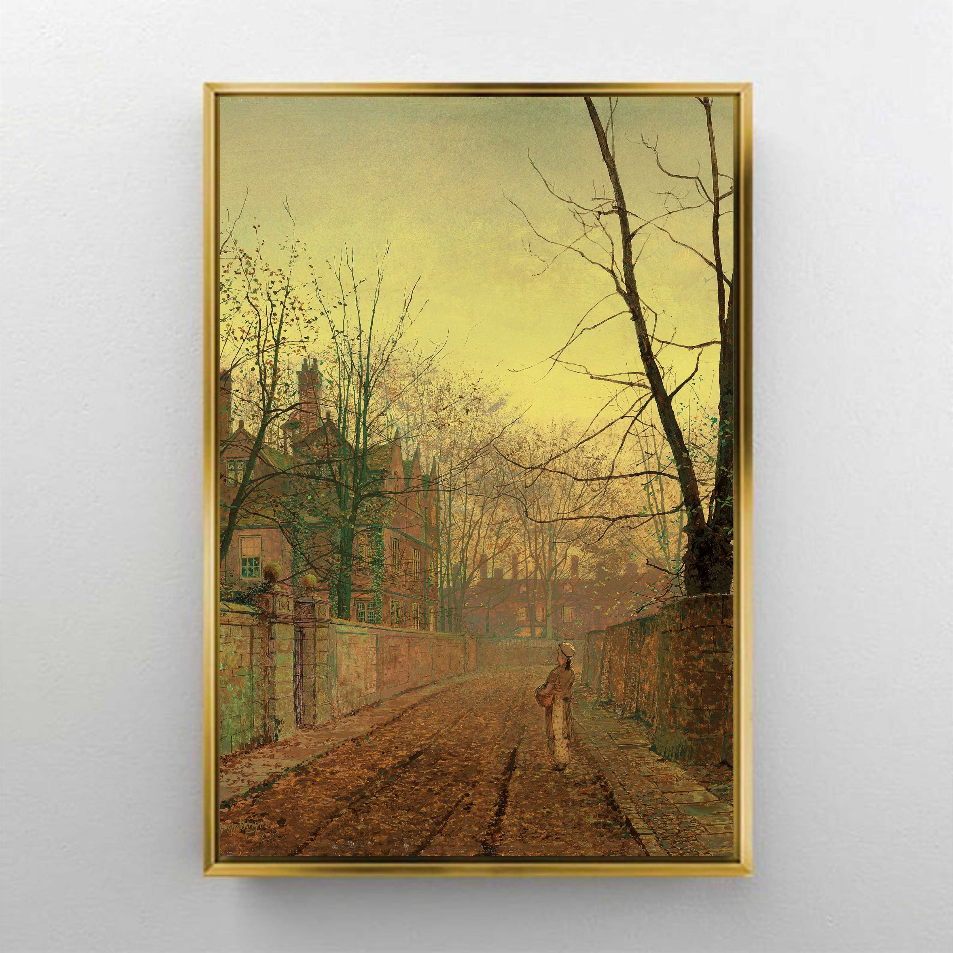 CA1082 JOHN ATKINSON GRIMSHAW -AUTUMN LANE