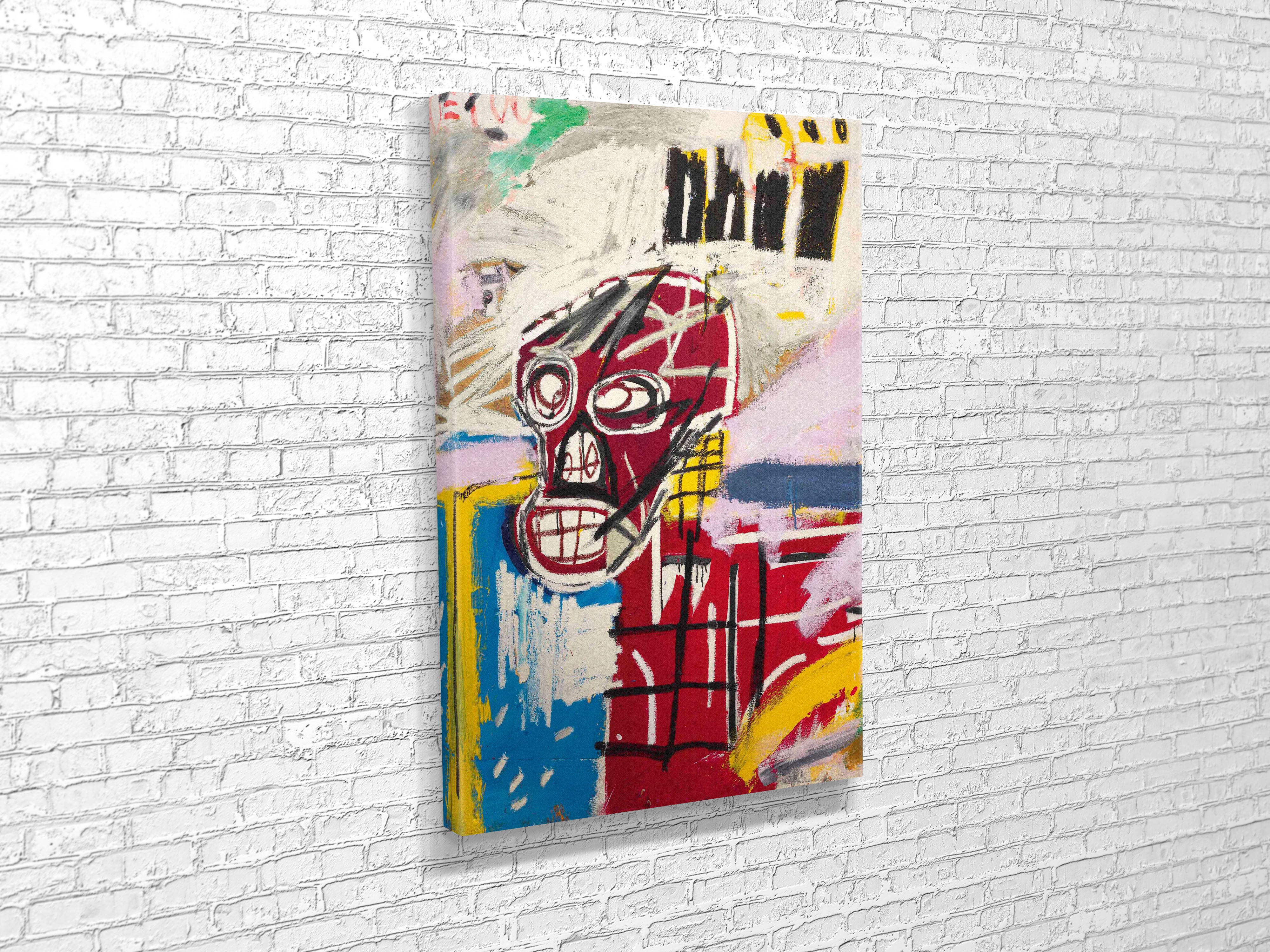 CA501 JEAN-MİCHEL BASQUIAT - RED SKULL