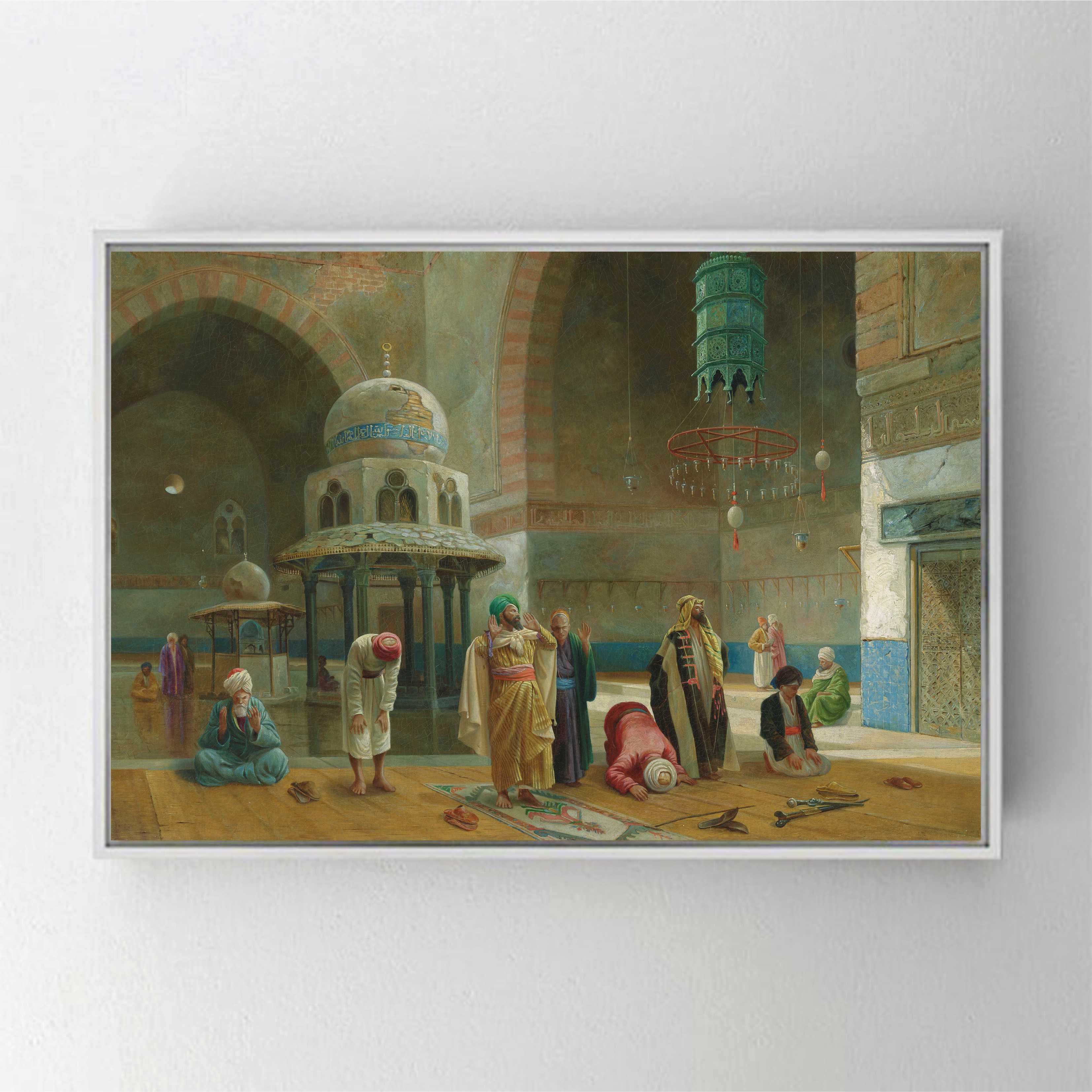 CA1056 FREDERİCK GOODALL -PRAYER IN THE MOSQUE